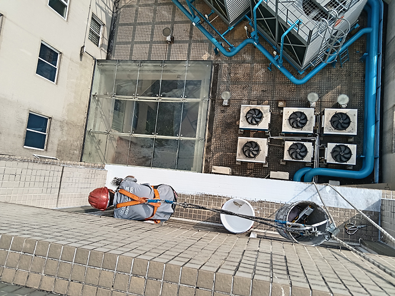 廣東省檔案館外墻窗戶漏水維修